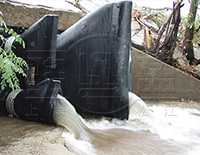 法蘭式鴨嘴閥現場實例圖